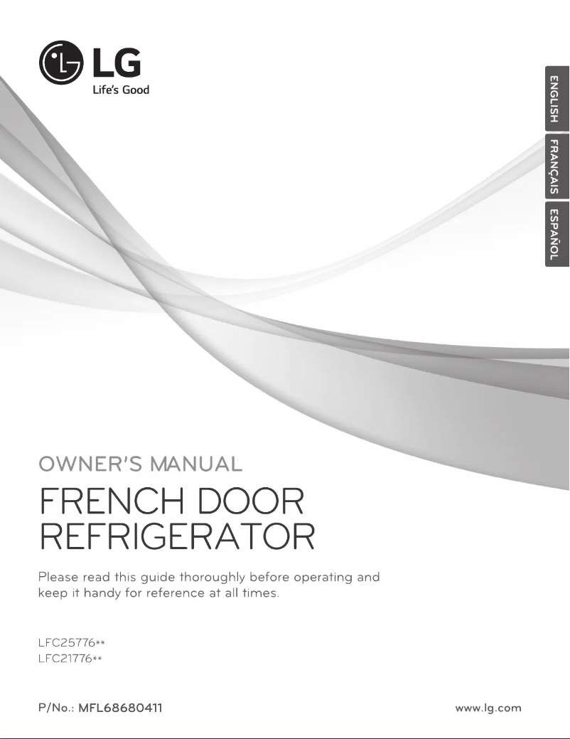 Página 1 del manual Manual de usuario LG LFC25776ST