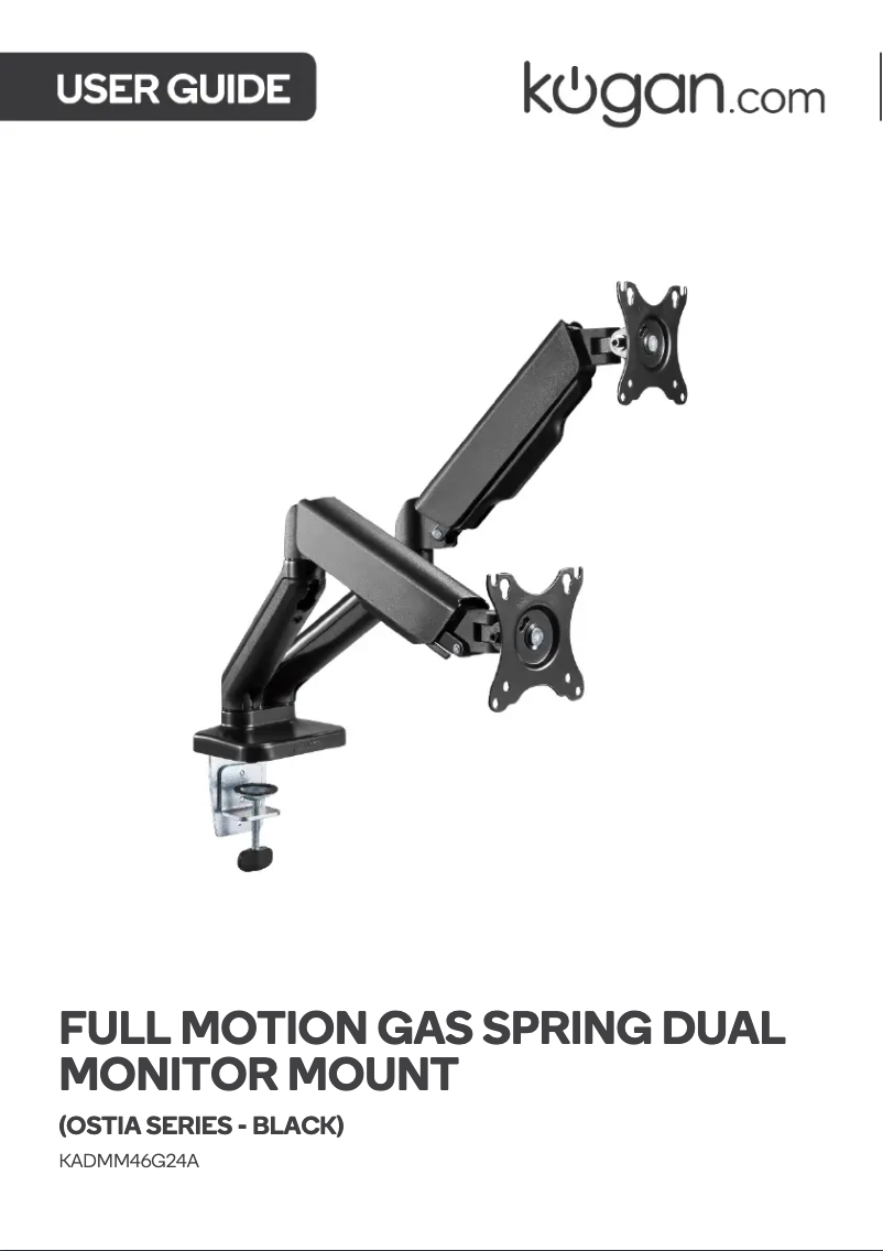 Page 1 de la notice Manuel utilisateur Kogan KADMM46G24A