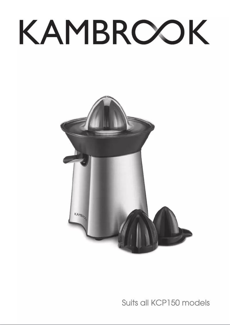 Page n°1 - Manuel utilisateur Kambrook Juice Easy KCP150