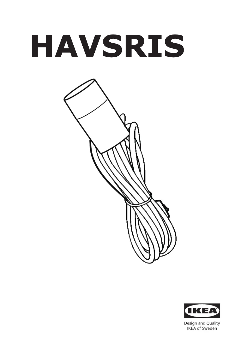 Image de la première page du manuel de l'appareil HAVSRIS 804.900.52