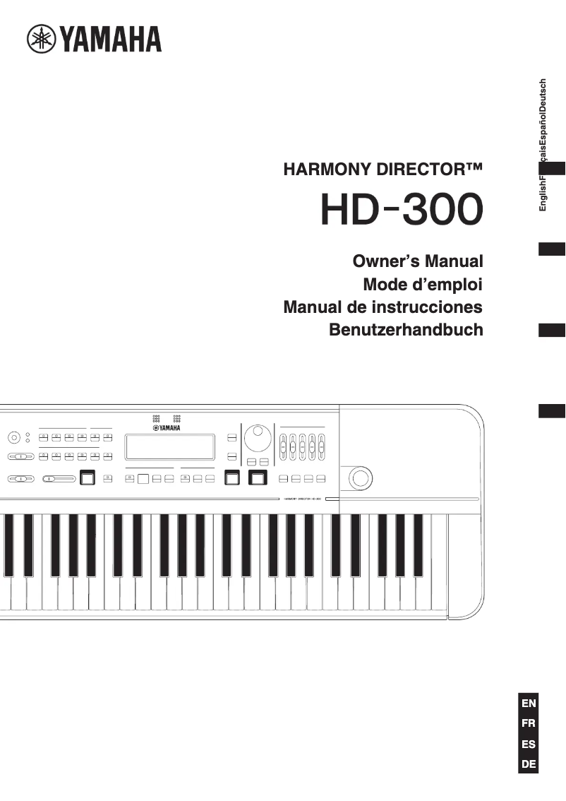 Page 1 de la notice Manuel utilisateur Yamaha Harmony Director HD-300
