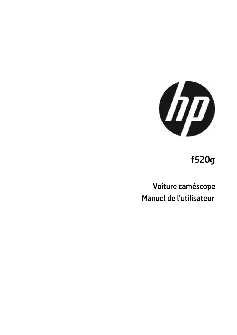 Page 1 of the manual User Manual HP f520g