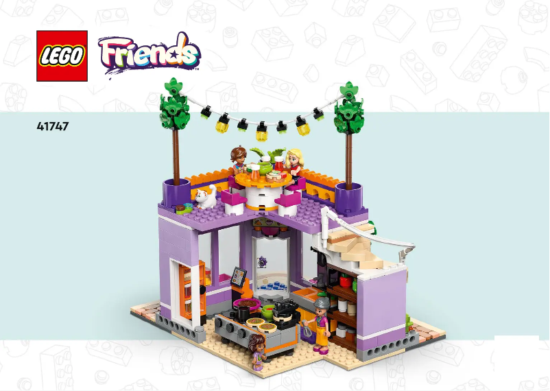 Page n°1 - Consignes visuelles Lego Friends 41747