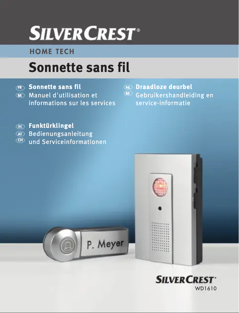 Imagen de la primera página del manual del dispositivo WD1004