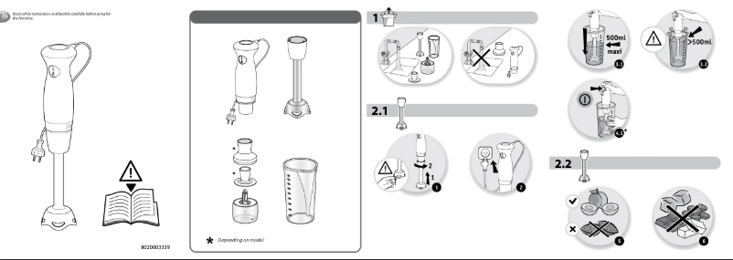 Image de la première page du manuel de l'appareil HB09