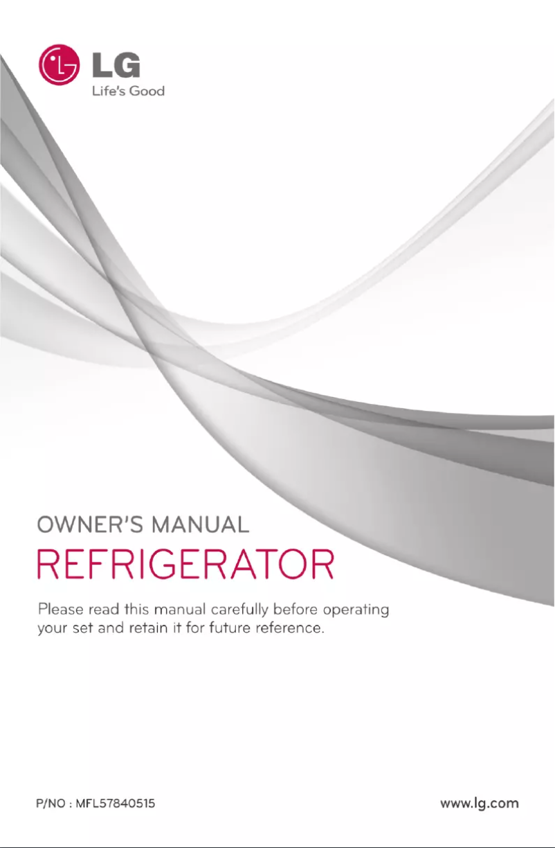 Page 1 de la notice Manuel utilisateur LG GL-298PNQC5