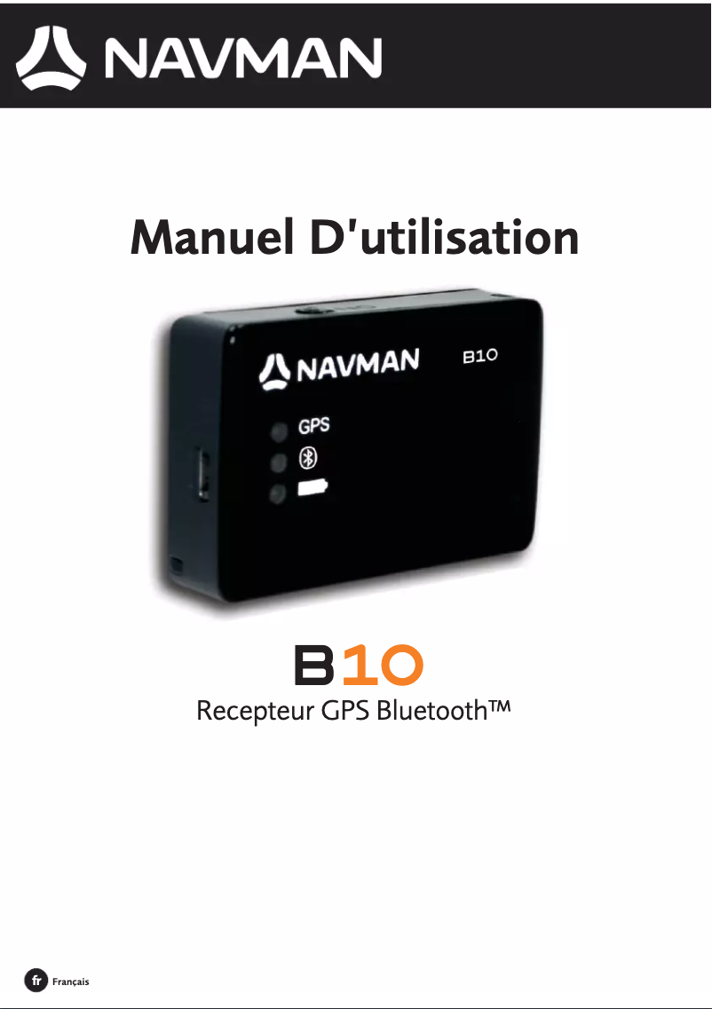 Image de la première page du manuel de l'appareil B10