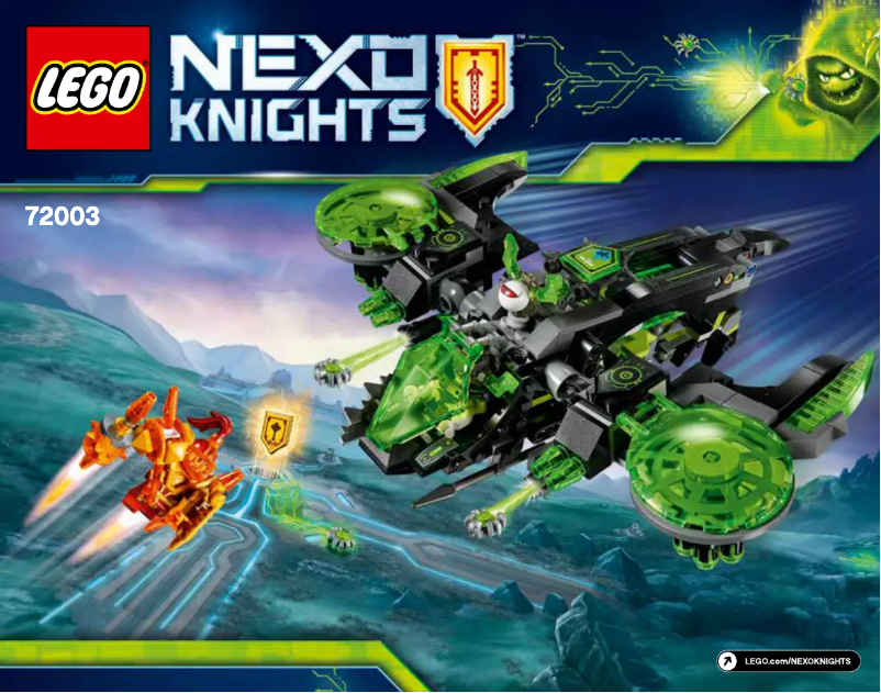 Page 1 de la notice Manuel utilisateur Lego Nexo Knights 72003