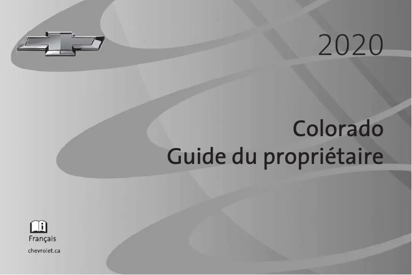 Image de la première page du manuel de l'appareil Colorado (2020)