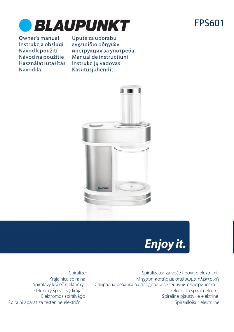 Image de la première page du manuel de l'appareil FPS601