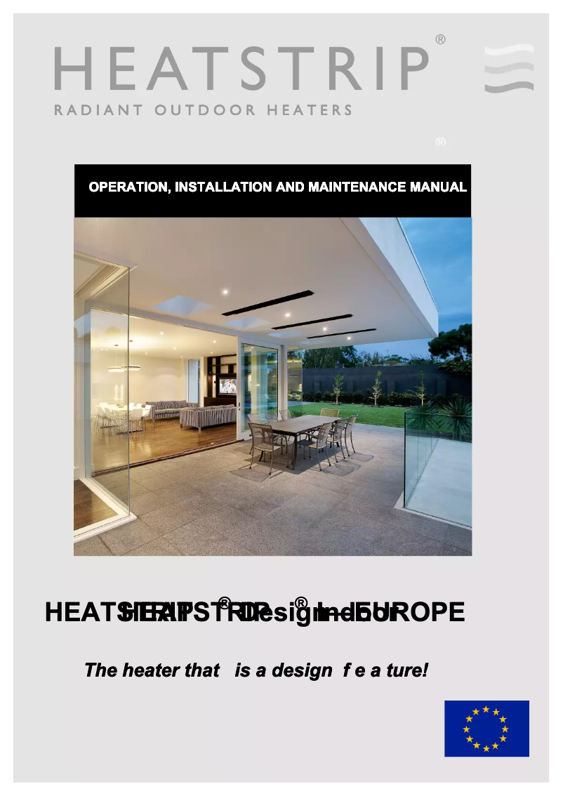 Image de la première page du manuel de l'appareil Heatstrip