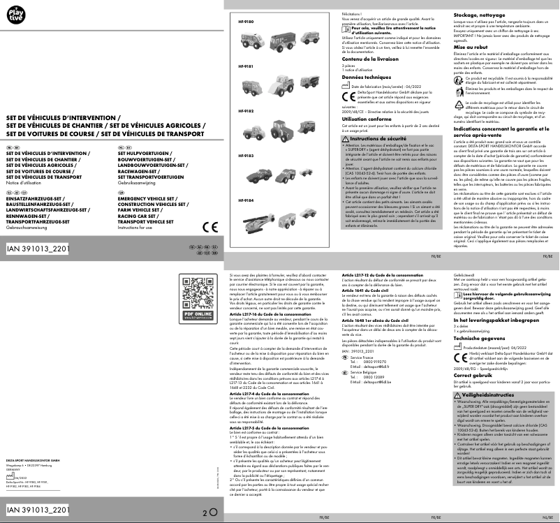 Image de la première page du manuel de l'appareil IAN 391013