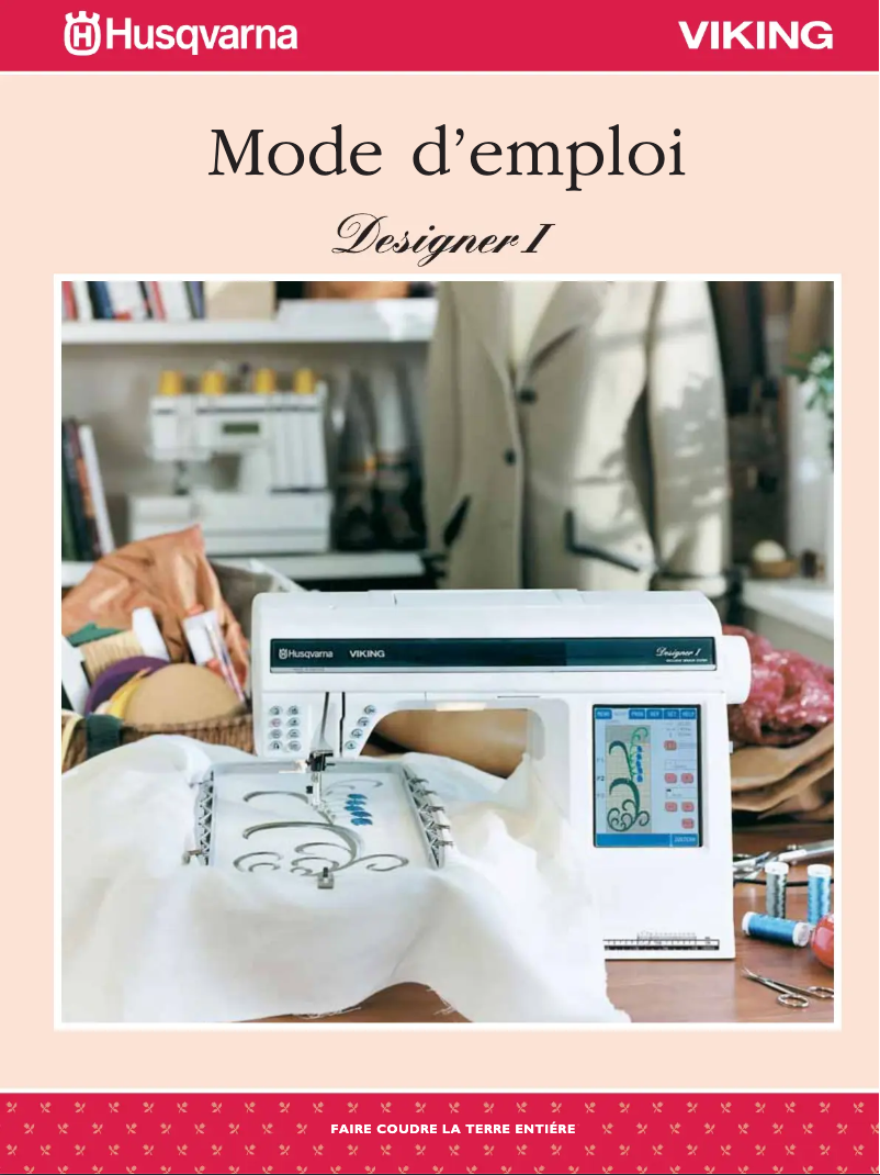 Page n°1 - Manuel utilisateur Husqvarna-Viking Designer I USB