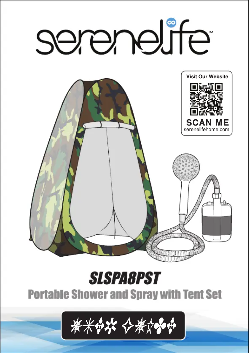 Página 1 del manual Manual de usuario SereneLife SLSPA8PST