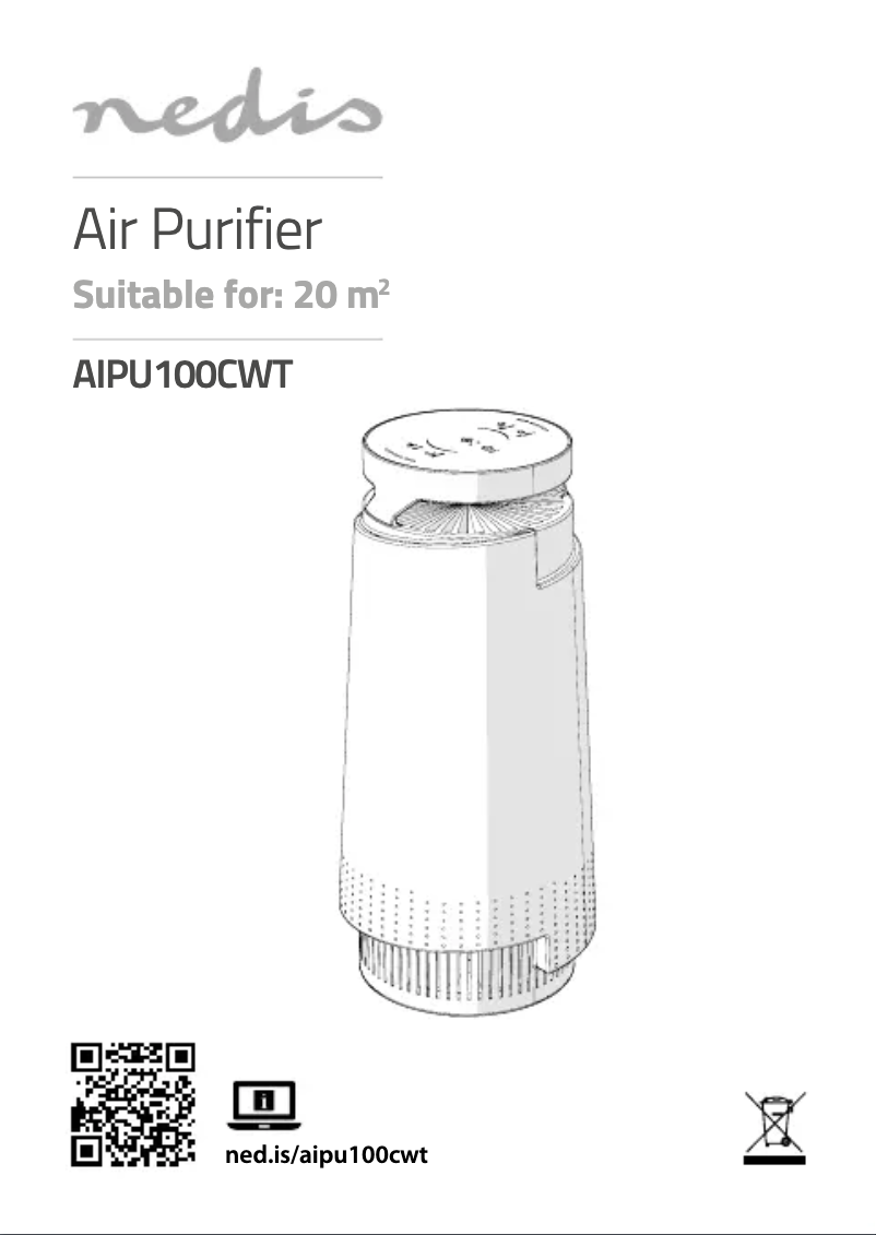 Page 1 de la notice Manuel utilisateur Nedis AIPU100CWT