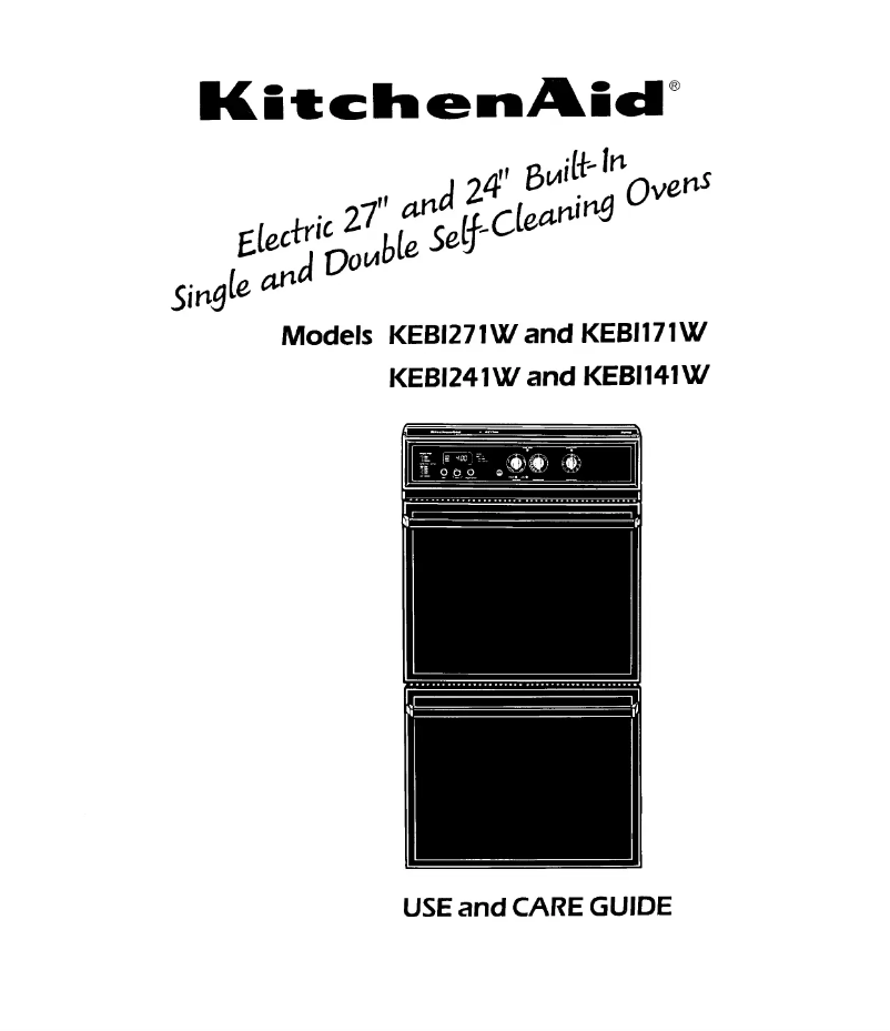 Página 1 del manual Manual de usuario KitchenAid KEBI171WBL3
