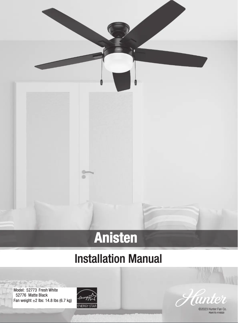 Página 1 del manual Manual de usuario Hunter Anisten