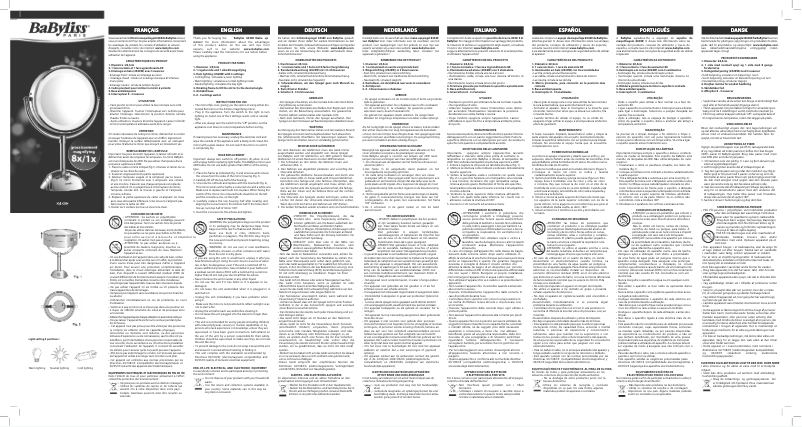 Page n°1 - Manuel utilisateur BaByliss Make-up 8437E