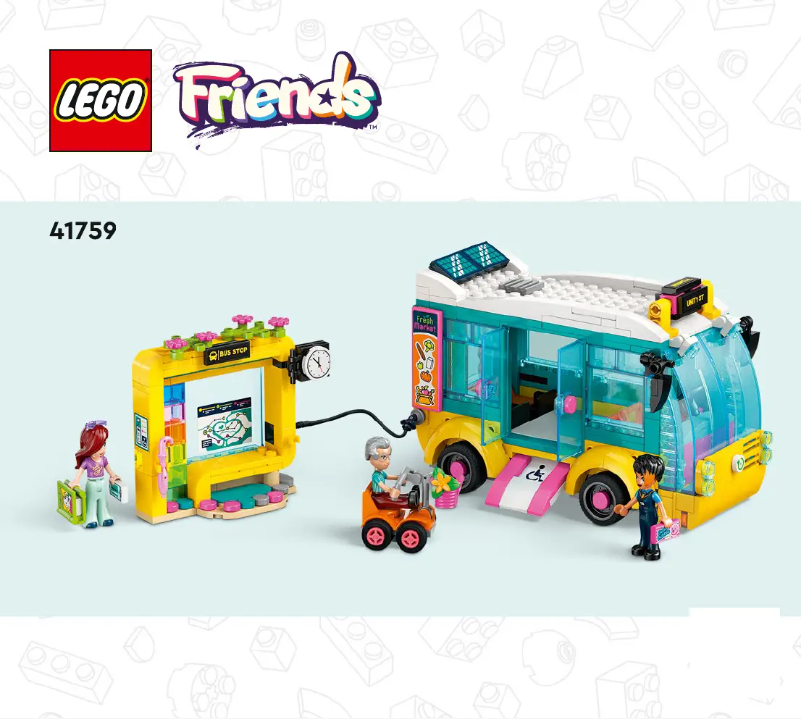 Page 1 de la notice Manuel utilisateur Lego Friends 41759