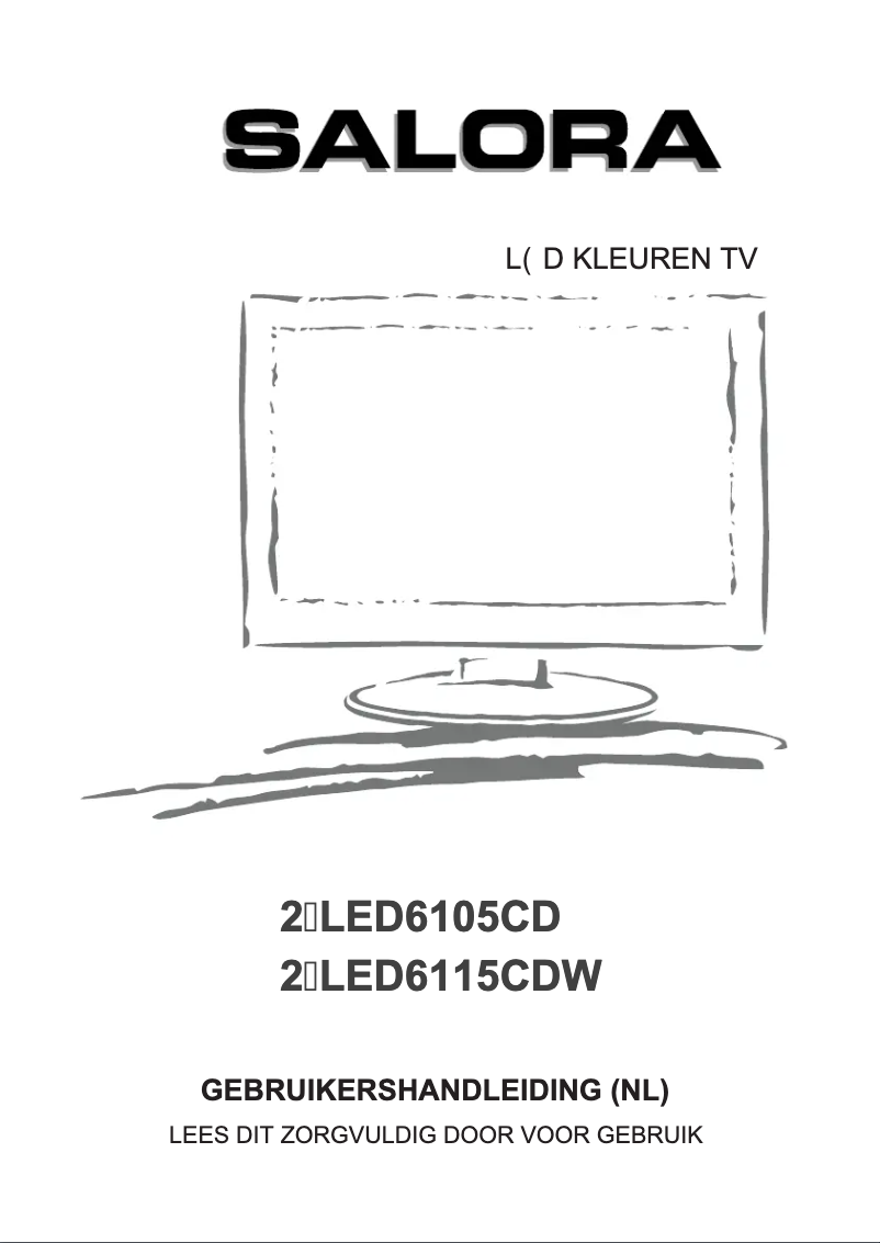 Page 1 de la notice Manuel utilisateur Salora 22LED6105CD