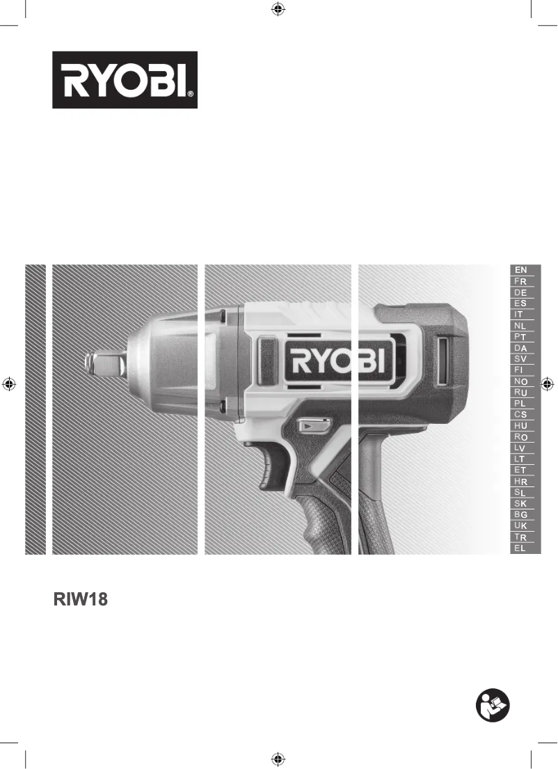 Page 1 de la notice Manuel utilisateur RYOBI One+ RIW18