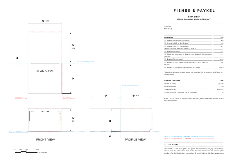 Image de la première page du manuel de l'appareil DD60SLI9