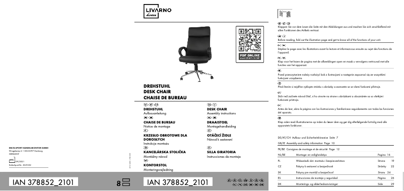 Page 1 of the manual User Manual Livarno Lux IAN 378852