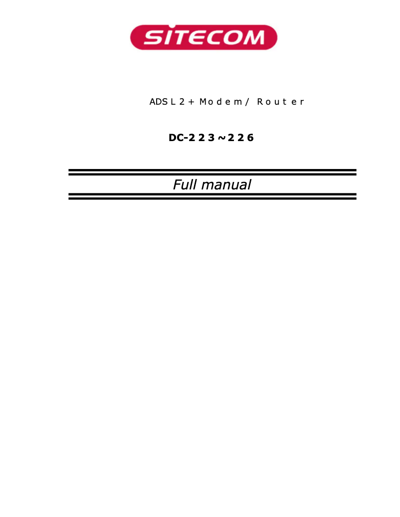 Image de la première page du manuel de l'appareil DC-223
