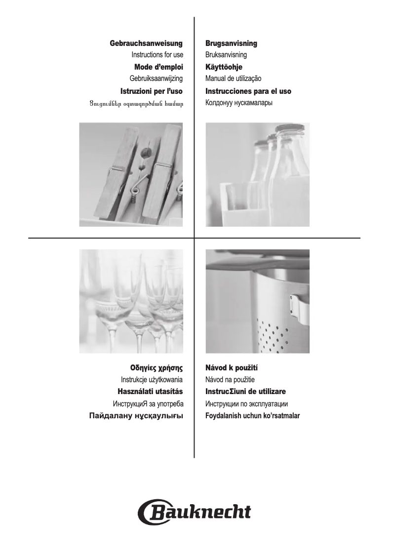 Page 1 de la notice Manuel utilisateur Bauknecht CTAR 7743/2 IN