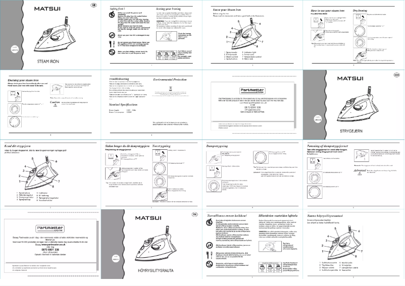 Image de la première page du manuel de l'appareil MIR101E