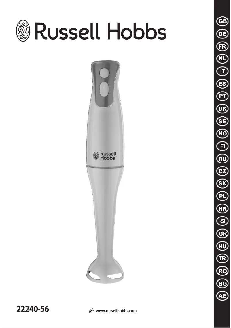 Página 1 del manual Manual de usuario Russell Hobbs Explore Hand Blender 22240-56