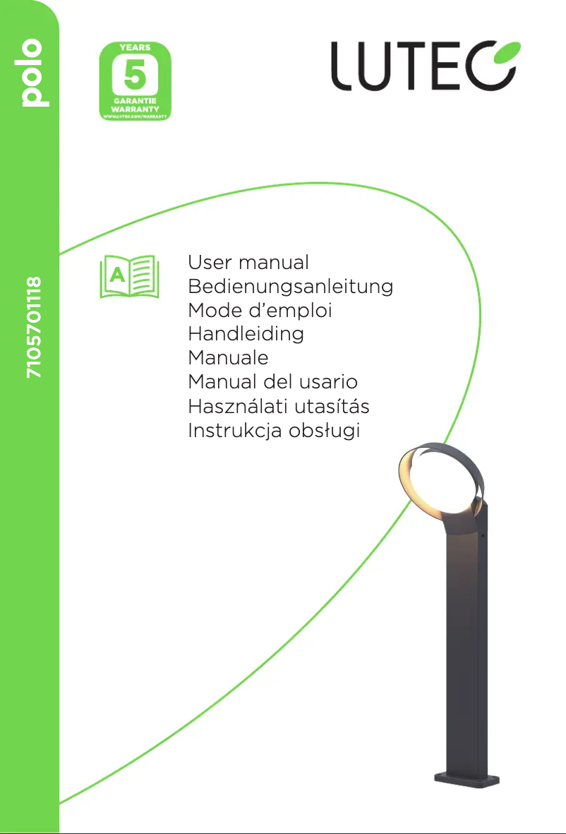 Page n°1 - Manuel utilisateur Lutec Polo