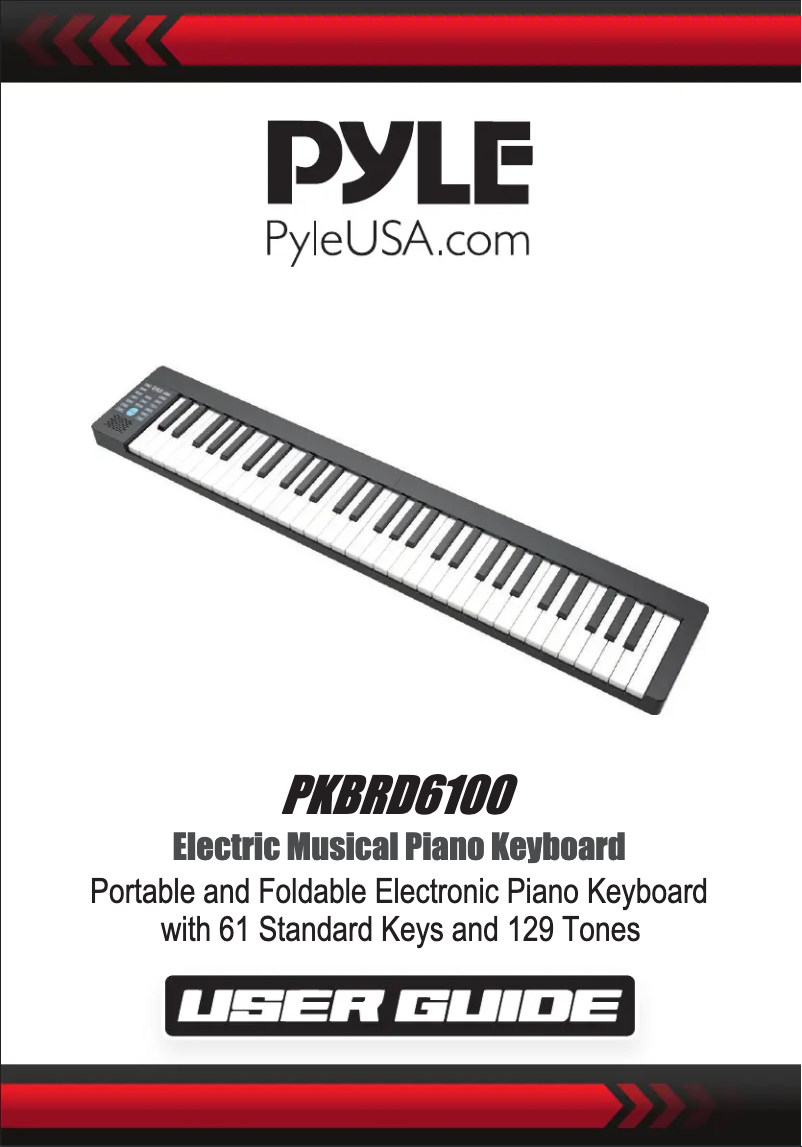 Image de la première page du manuel de l'appareil PKBRD6100