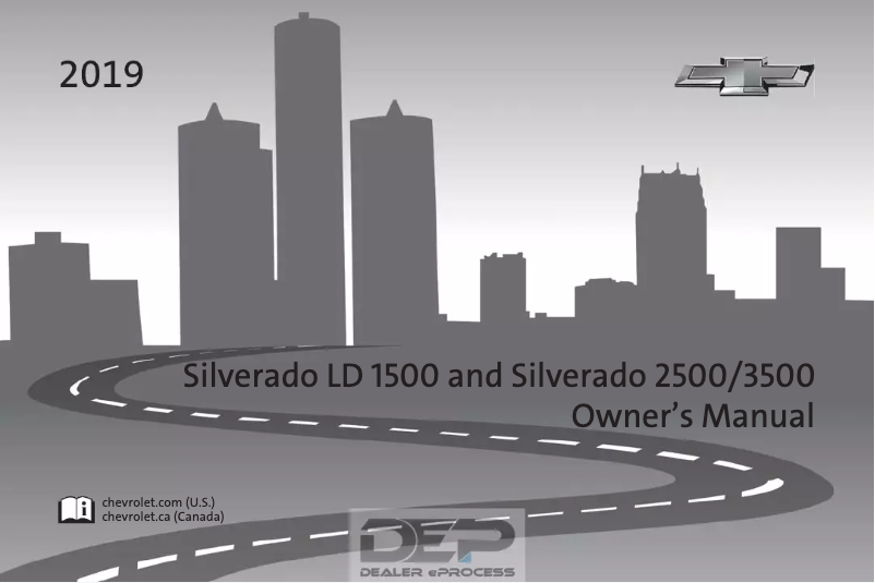 Image de la première page du manuel de l'appareil Silverado 1500 Legacy (2019)