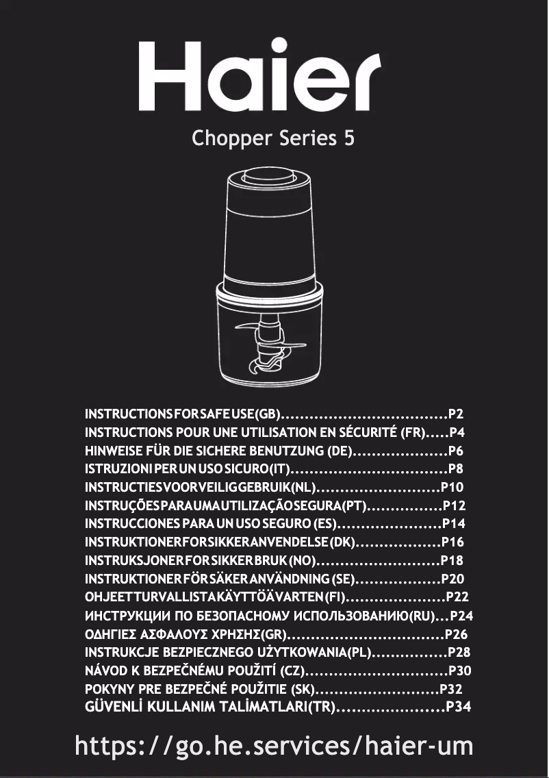 Page n°1 - Mode d'emploi Haier HCH5B1 011