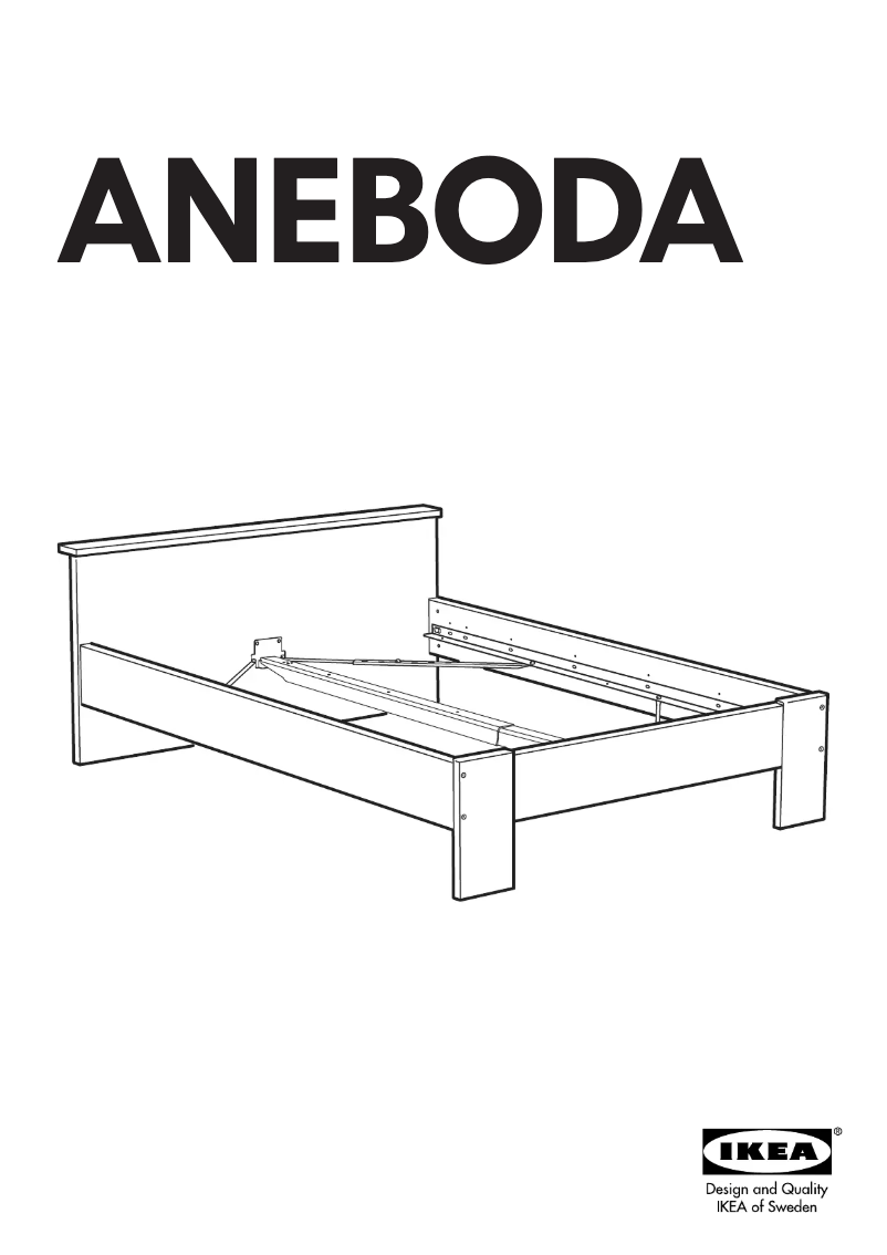 Page 1 de la notice Manuel utilisateur Ikea ANEBODA