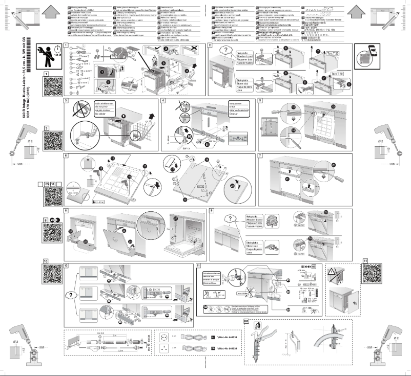 Page n°1 - Instructions / montage Siemens SE53HS41TE