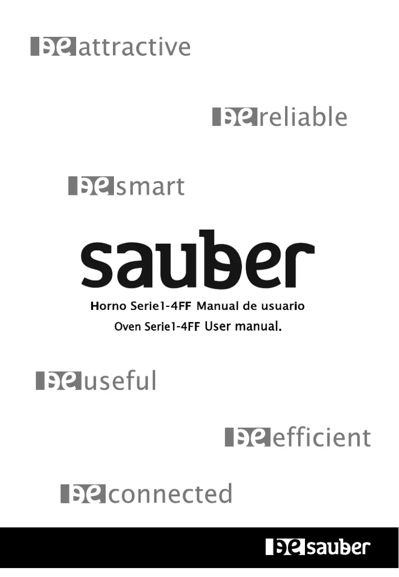 Página 1 del manual Manual de usuario Sauber SERIE 1-4 FF