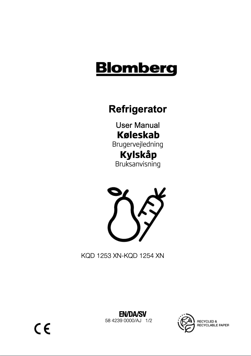 Image de la première page du manuel de l'appareil KQD 1254 XN