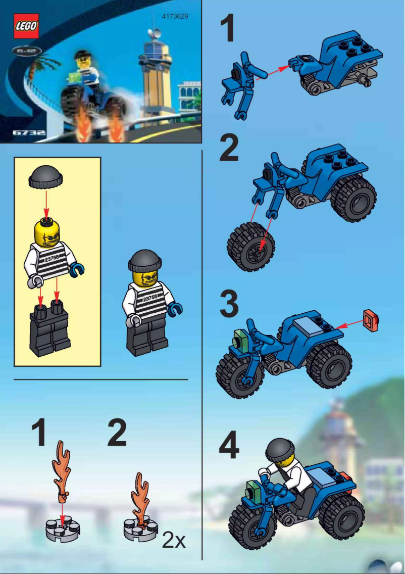 Page 1 de la notice Manuel utilisateur Lego Island Xtreme Stunts 6732