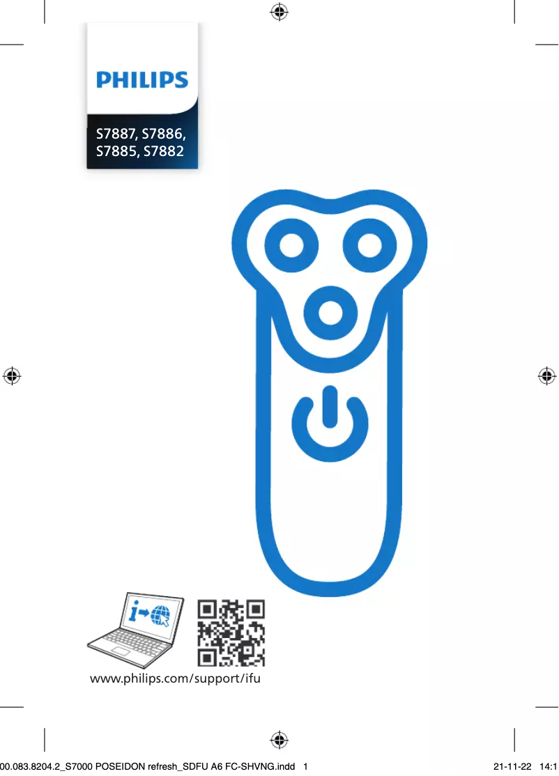 Image de la première page du manuel de l'appareil Shaver Series 7000 S7882