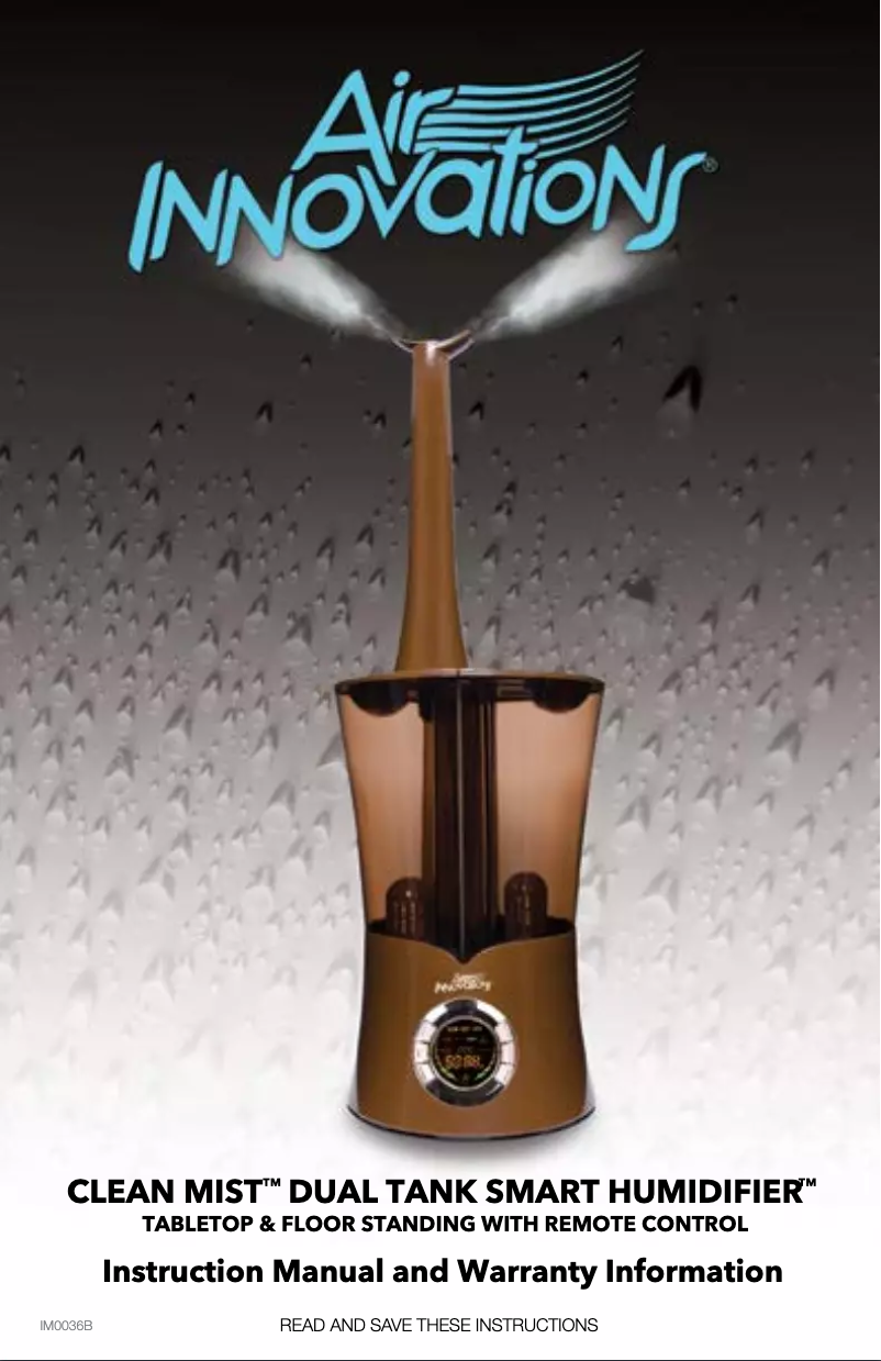 Image de la première page du manuel de l'appareil HUMID23