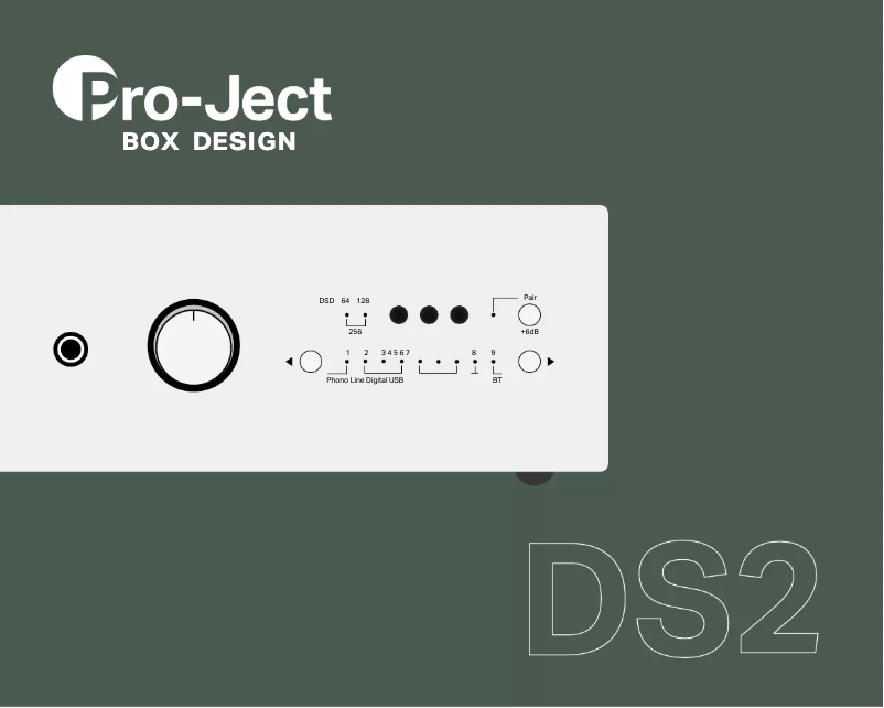 Image de la première page du manuel de l'appareil Phono Box DS2