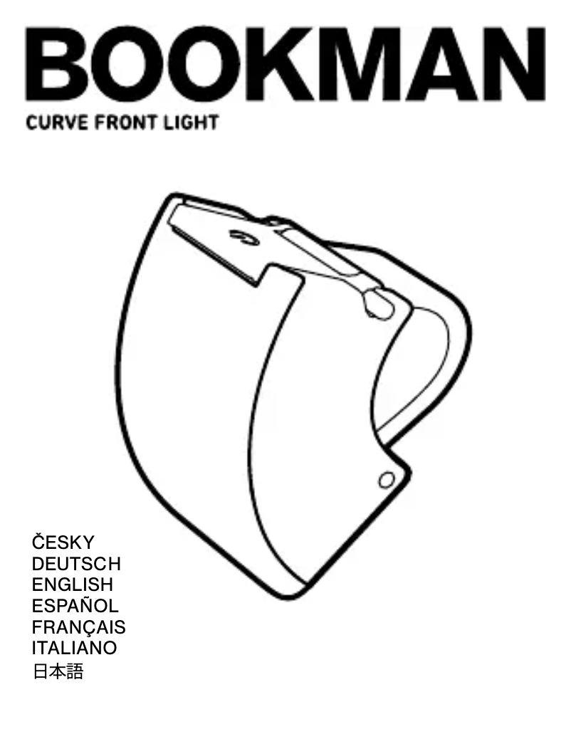 Page n°1 - Manuel utilisateur Bookman Curve