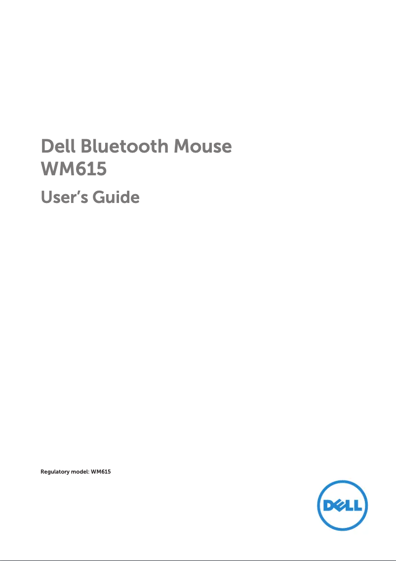 Image de la première page du manuel de l'appareil WM615