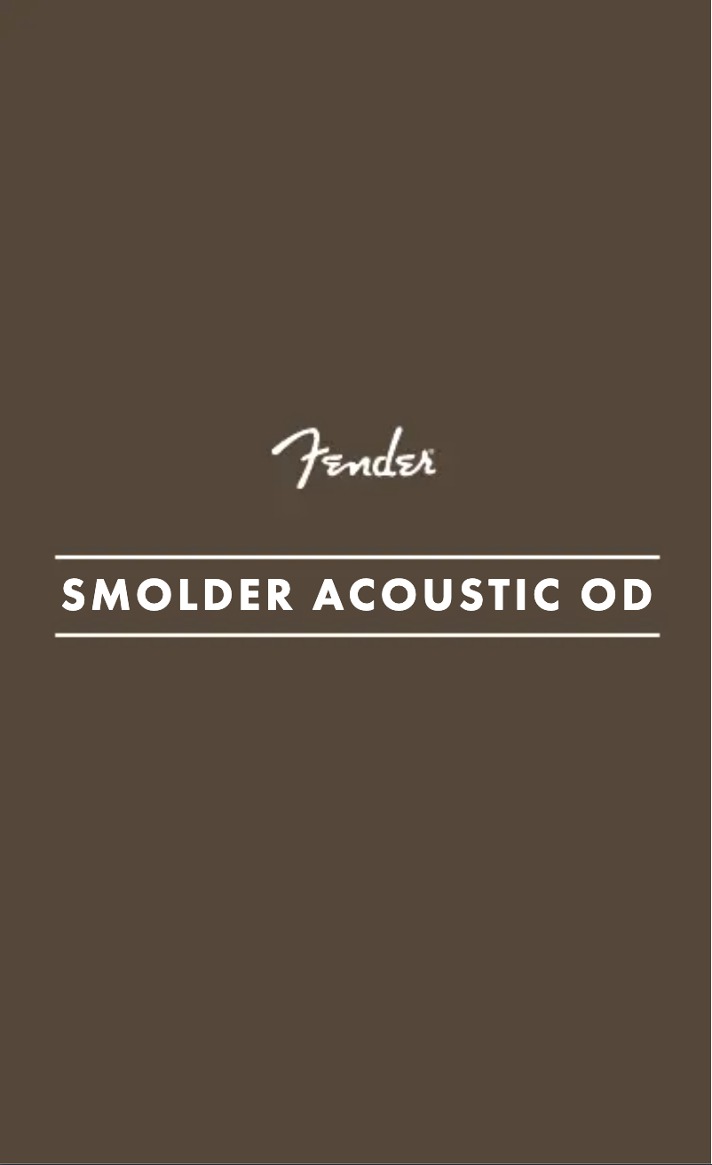 Página 1 del manual Manual de usuario Fender Smolder Acoustic Overdrive