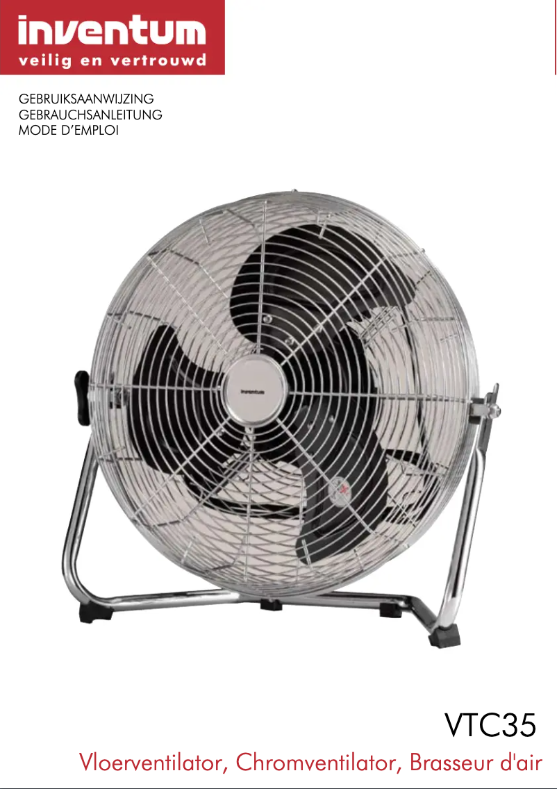 Image de la première page du manuel de l'appareil VTC35