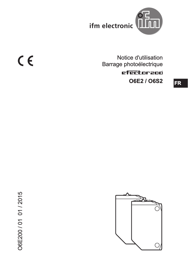 Page n°1 - Manuel utilisateur IFM O6E206
