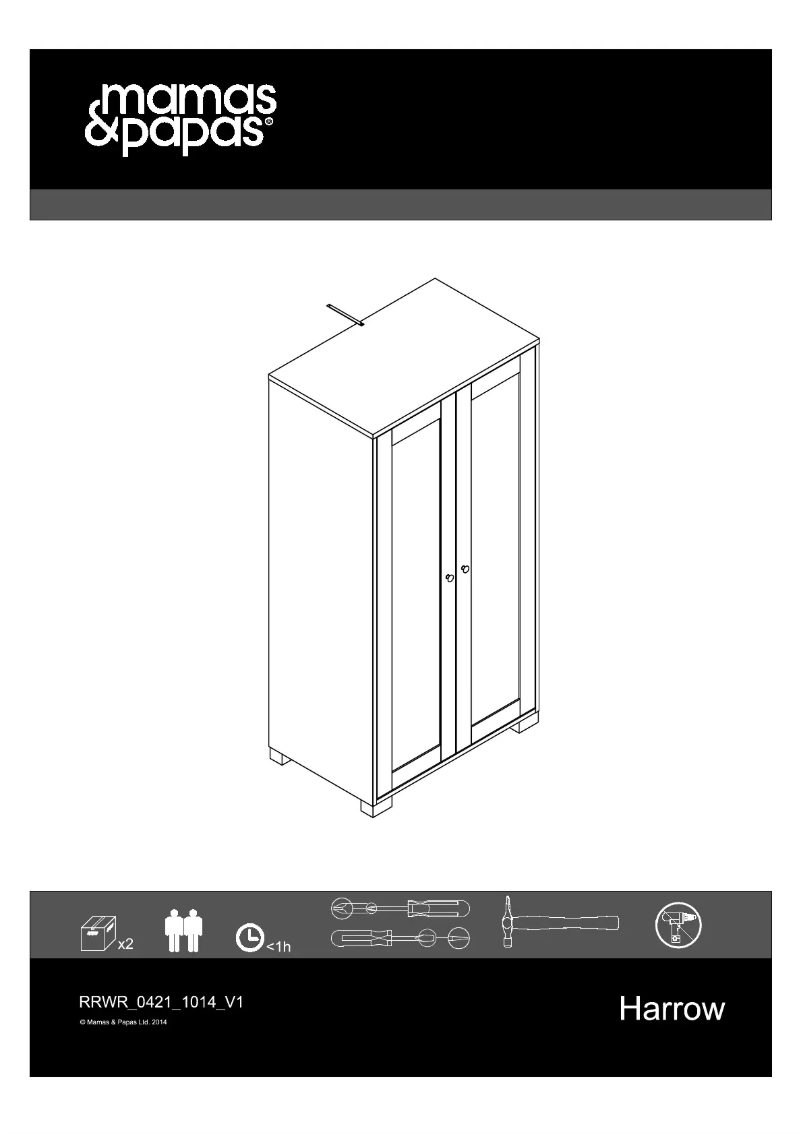 Page n°1 - Manuel utilisateur Mamas & Papas Harrow