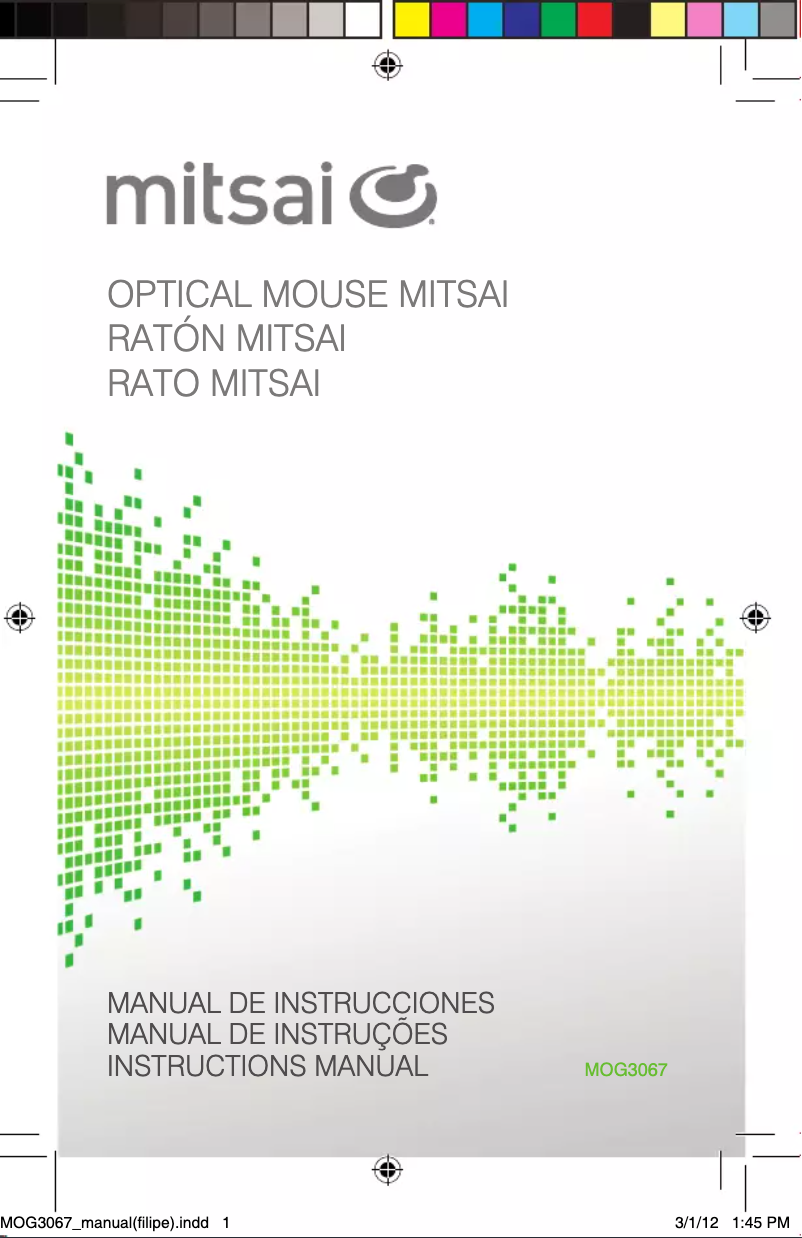 Page n°1 - Manuel utilisateur Mitsai MOG3067